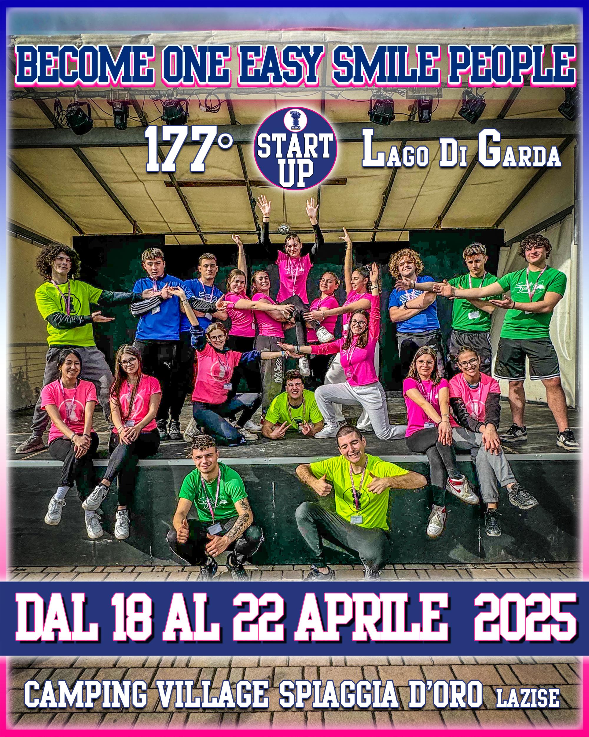 Evento al Lago di Garda per giovani dal 18 al 22 aprile 2025.
